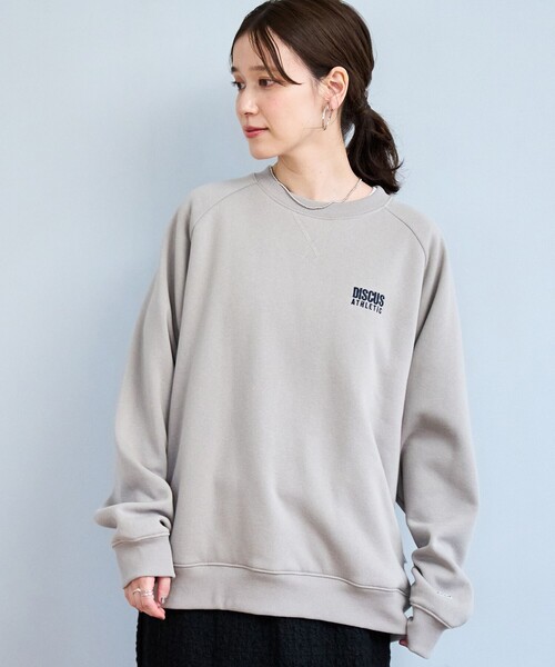 DISCUS（ディスカス）の「DISCUS（ディスカス）別注裏ボアスウェットプルオーバー【Youtube紹介アイテム】（スウェット・メンズ・ベージュ/ネイビー/オフホワイト・XL/L/M/S）」の2枚目の写真