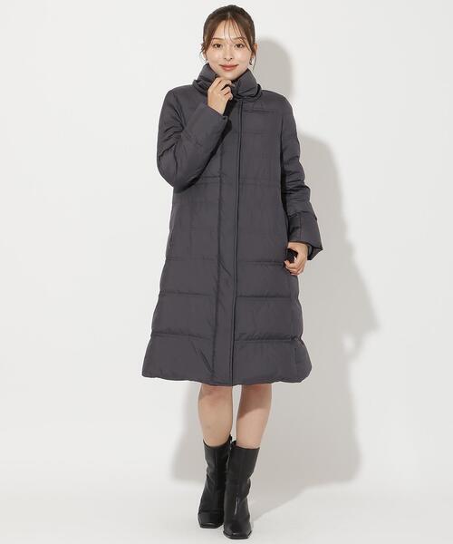 FOXファー付きプレミアムミドルロングダウン（ダウンジャケット/コート