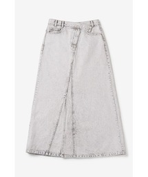 InstantFunk（インスタントファンク）の「【INSTANTFUNK】ヴィンテージ ウォッシュド スカート（デニムスカート）」