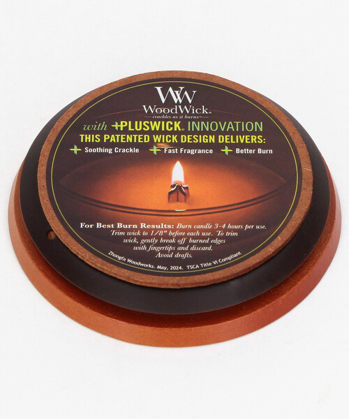 WOODWICK(ウッドウィック)の「WoodWick/ウッドウィック Jar Candle M フレグランスキャンドル(キャンドル・メンズ・ラベンダー/ブラック/ホワイト/ピンク/ワインレッド/ナチュラル/その他9・ONE SIZE)」の10枚目の写真