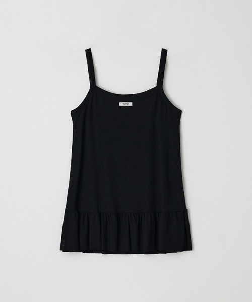 RONRON(ロンロン)の「PENDANT RUFFLE LAYERED SLIM SLEEVELESS BLACK(Tシャツ/カットソー・レディース・その他・FREE)」の5枚目の写真
