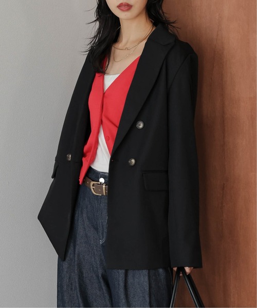 Lajour(ラジュール)の「ダブルテーラードジャケット(その他アウター・レディース・ブラック/グレー/ブラウン・フリー)」の5枚目の写真
