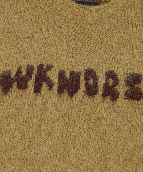 WKNDRS（ウィーキャンドース）の「TATTOO BRUSHED KNIT SWEATER (MUSTARD)（ニット/セーター・レディース・その他・MEDIUM/LARGE/X-LARGE）」の6枚目の写真