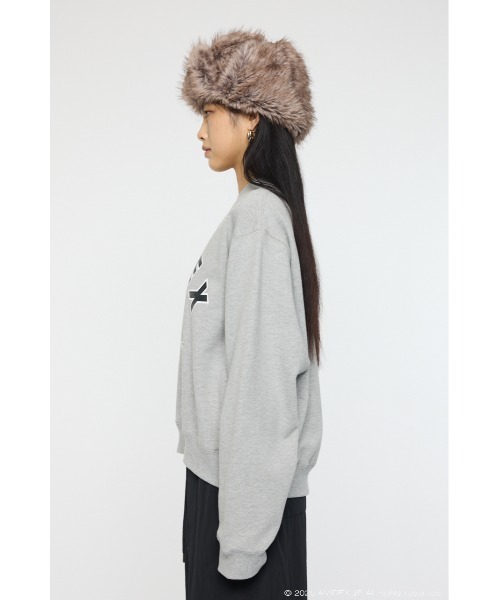 MOUSSY(マウジー)の「AVIREX SWEAT プルオーバー(スウェット・レディース・オフホワイト/杢グレー/レッド・FREE)」の15枚目の写真