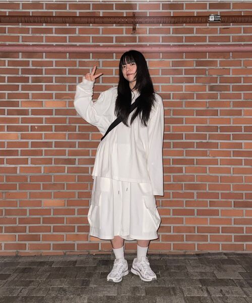 MUSINSA STANDARD（ムシンサスタンダード）の「ベーシック長袖Tシャツ[クリーム]（Tシャツ/カットソー・メンズ・その他・LARGE/X-LARGE/XX-LARGE/XXX-LARGE/SMALL/MEDIUM）」の14枚目の写真