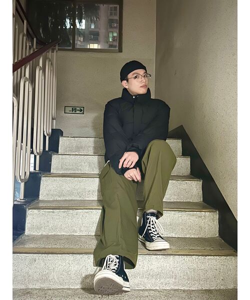 MUSINSA STANDARD（ムシンサスタンダード）の「ベーシック長袖Tシャツ[クリーム]（Tシャツ/カットソー・メンズ・その他・LARGE/X-LARGE/XX-LARGE/XXX-LARGE/SMALL/MEDIUM）」の13枚目の写真
