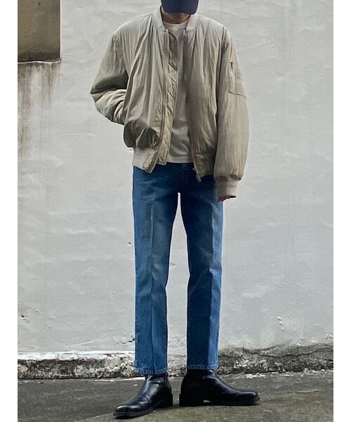 MUSINSA STANDARD（ムシンサスタンダード）の「ベーシック長袖Tシャツ[クリーム]（Tシャツ/カットソー・メンズ・その他・LARGE/X-LARGE/XX-LARGE/XXX-LARGE/SMALL/MEDIUM）」の3枚目の写真