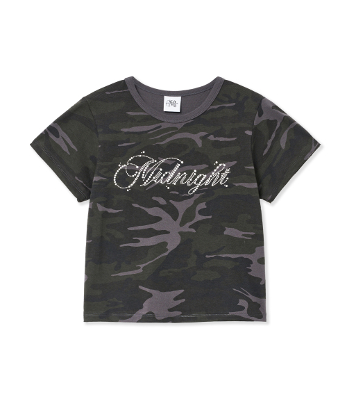 Midnight Move(ミッドナイトムーブ)の「camo t (dark grey)(Tシャツ/カットソー・レディース・その他・FREE)」の2枚目の写真