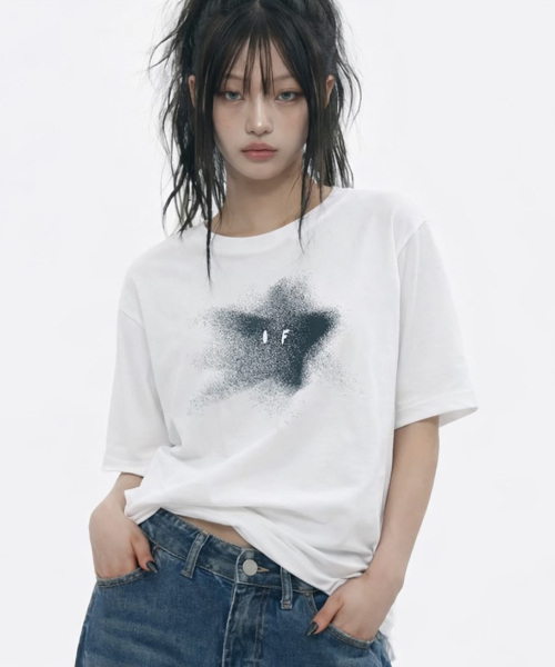 GRAVER（グレーバー）の「[ユニセックス]ブルースター半袖Tシャツ_2カラー（Tシャツ/カットソー・レディース・ブラック/ホワイト・SMALL/MEDIUM/LARGE/X-LARGE）」の6枚目の写真