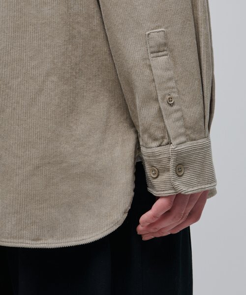 MUSINSA STANDARD（ムシンサスタンダード）の「オーバーサイズコーデュロイシャツ[ライトベージュ]（シャツ/ブラウス・メンズ・その他・MEDIUM/LARGE/X-LARGE/XX-LARGE）」の8枚目の写真