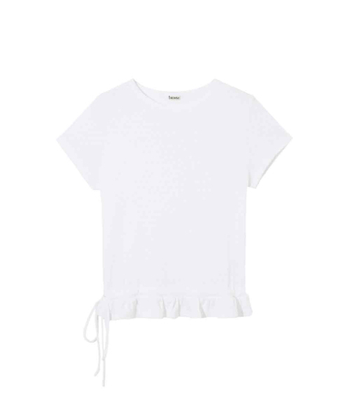 RENSE（レンセ）の「Eyelet Frill Half T-shirt White（Tシャツ/カットソー・レディース・その他・OS）」の7枚目の写真