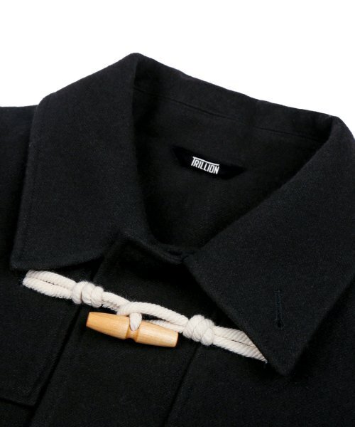 TRILLION(トリリオン)の「ユニセックスバルマカンダッフルロングコート(ブラック)(チェスターコート・レディース・その他・SMALL/MEDIUM/LARGE)」の12枚目の写真