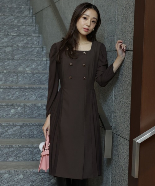 新品同様ジャスグリッティー★サイドプリーツワンピース サイドプリーツワンピース（ワンピース）｜JUSGLITTY（ジャス