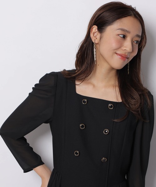 新品同様ジャスグリッティー★サイドプリーツワンピース サイドプリーツワンピース（ワンピース）｜JUSGLITTY（ジャス