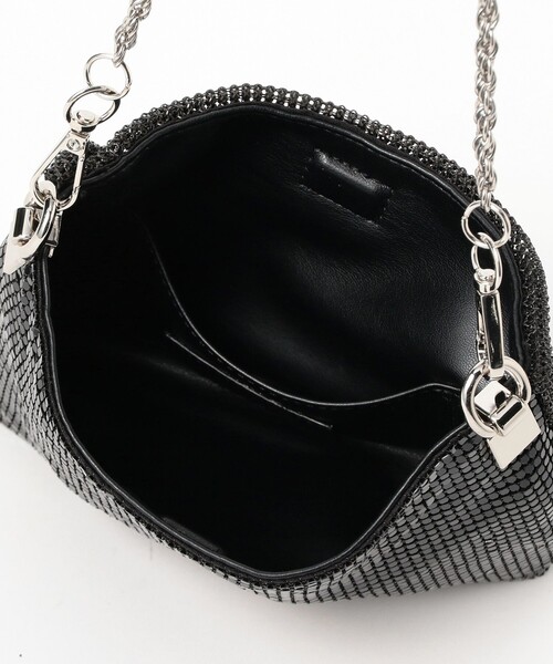 Ray BEAMS（レイビームス）の「メタル メッシュ チェーン バッグ（トートバッグ・レディース・ブラック/その他・ONE SIZE）」の4枚目の写真