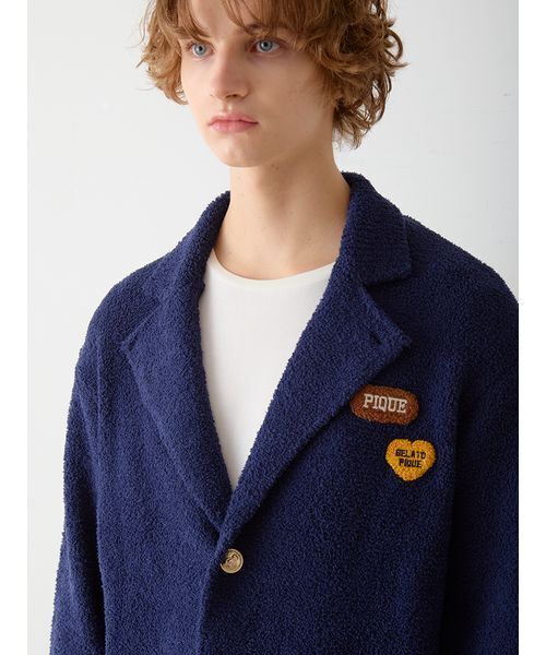 セール】【HOMME】パウダーニットジャケット（ルームウェア/パジャマ