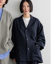 LOWRYS FARM | 【LFM(U)】メランジツイルシャツジャケット　 593721(テーラードジャケット)