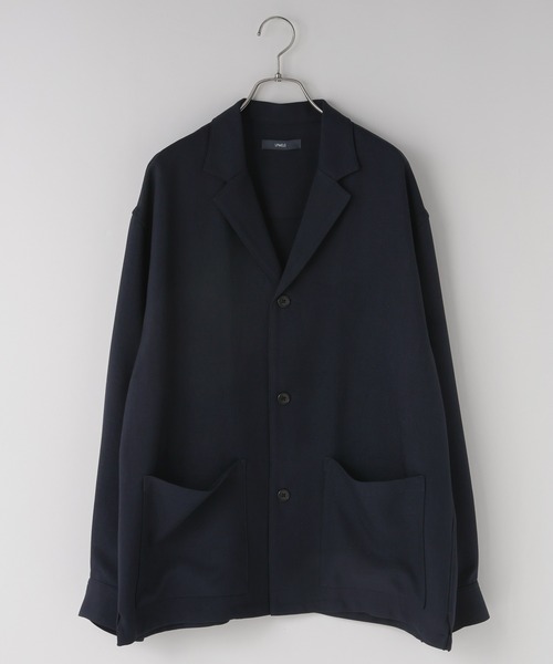 LOWRYS FARM（ローリーズファーム）の「【LFM(U)】メランジツイルシャツジャケット　 593721（テーラードジャケット・メンズ・ネイビー/グレー・MEDIUM/LARGE）」の17枚目の写真