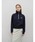MARITHE + FRANCOIS GIRBAUD�i�}���e�t�����\���W���{�[�j�́uW CHAIN STITCH LOGO HALF ZIP-UP CROP SWEATSHIRT�i�X�E�F�b�g�j�v�bNavy