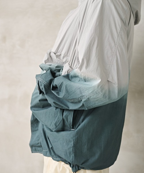 Kelen(ケレン)の「「KELEN MENS / ケレン メンズ」STEP DYEING JACKET(その他アウター・メンズ・ブルー/グリーン/ライトグレー・40/38)」の7枚目の写真