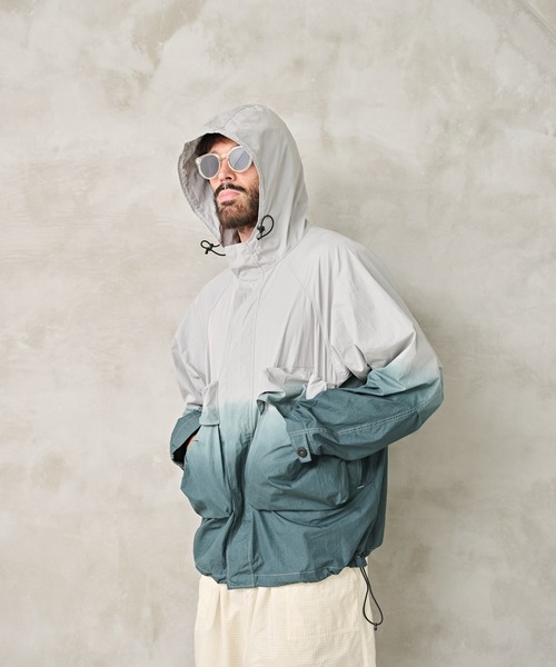 Kelen(ケレン)の「「KELEN MENS / ケレン メンズ」STEP DYEING JACKET(その他アウター・メンズ・ブルー/グリーン/ライトグレー・40/38)」の9枚目の写真