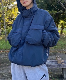 UNDERSTATEMENTs（アンダーステイトメント）の「【ユニセックス】スタンドネックミリタリー中綿ブルゾン/フード収納可能（ブルゾン）」