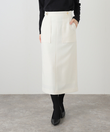La TOTALITE（ラトータリテ）の「【洗える】ポケットアイラインスカート（スカート・レディース）」