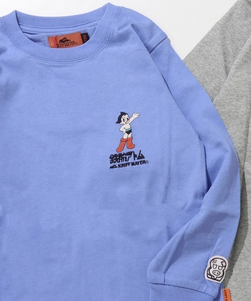 KRIFF MAYER（クリフメイヤー）の「【綿100％】手塚治虫キャラクターコラボロンT（Tシャツ/カットソー・キッズ・ブラック/サックスブルー/オフホワイト/グレー・120/130/140/150/160/170）」の4枚目の写真
