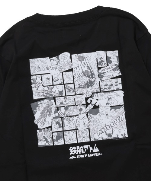 KRIFF MAYER（クリフメイヤー）の「【綿100％】手塚治虫キャラクターコラボロンT（Tシャツ/カットソー・キッズ・ブラック/サックスブルー/オフホワイト/グレー・120/130/140/150/160/170）」の2枚目の写真