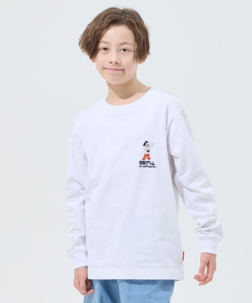 KRIFF MAYER（クリフメイヤー）の「【綿100％】手塚治虫キャラクターコラボロンT（Tシャツ/カットソー・キッズ・ブラック/サックスブルー/オフホワイト/グレー・120/130/140/150/160/170）」の6枚目の写真