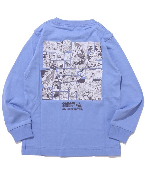 KRIFF MAYER（クリフメイヤー）の「【綿100％】手塚治虫キャラクターコラボロンT（Tシャツ/カットソー・キッズ・ブラック/サックスブルー/オフホワイト/グレー・120/130/140/150/160/170）」の17枚目の写真