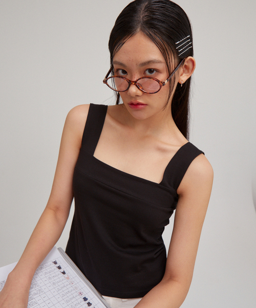 SALON DE YOHN(サロンドヨーン)の「Basic Sleeveless T_ Black(Tシャツ/カットソー・レディース・その他・LARGE/MEDIUM/SMALL)」の2枚目の写真