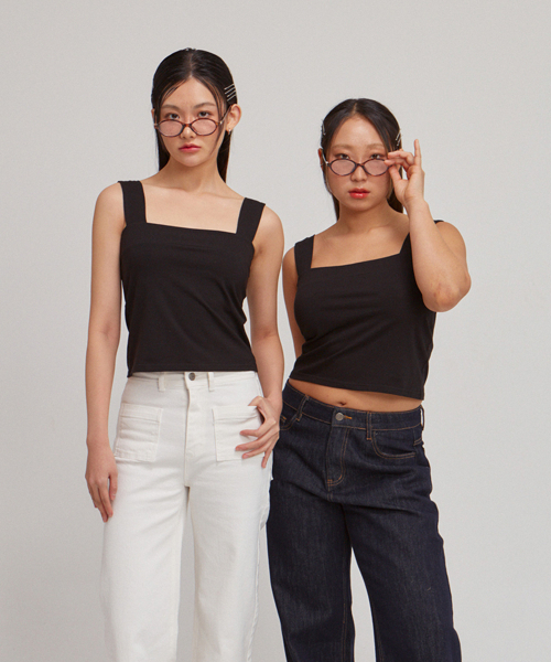 SALON DE YOHN(サロンドヨーン)の「Basic Sleeveless T_ Black(Tシャツ/カットソー・レディース・その他・LARGE/MEDIUM/SMALL)」の3枚目の写真