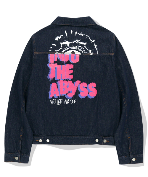 Abyss Horizon Denim Trucker Jacket - Deep Indigo