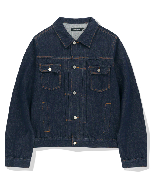 Abyss Horizon Denim Trucker Jacket - Deep Indigo