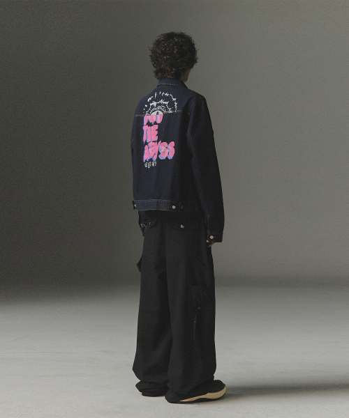 Abyss Horizon Denim Trucker Jacket - Deep Indigo