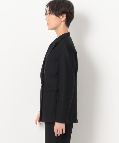 K.T KIYOKO TAKASE(キヨコタカセ)の「〔 Sサイズ 〕 【セットアップ対応】2WAYストレッチフラノ ダブルブレストジャケット(テーラードジャケット・レディース・ブラック/ベージュ・5号)」の8枚目の写真