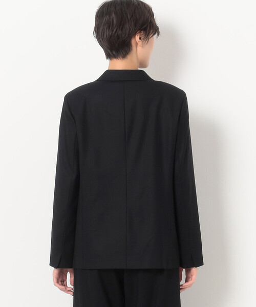 K.T KIYOKO TAKASE(キヨコタカセ)の「〔 Sサイズ 〕 【セットアップ対応】2WAYストレッチフラノ ダブルブレストジャケット(テーラードジャケット・レディース・ブラック/ベージュ・5号)」の9枚目の写真