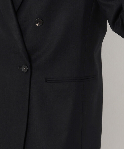 K.T KIYOKO TAKASE(キヨコタカセ)の「〔 Sサイズ 〕 【セットアップ対応】2WAYストレッチフラノ ダブルブレストジャケット(テーラードジャケット・レディース・ブラック/ベージュ・5号)」の11枚目の写真