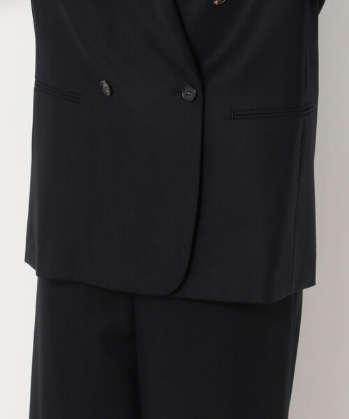 K.T KIYOKO TAKASE(キヨコタカセ)の「〔 Sサイズ 〕 【セットアップ対応】2WAYストレッチフラノ ダブルブレストジャケット(テーラードジャケット・レディース・ブラック/ベージュ・5号)」の14枚目の写真