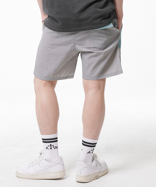 ARTISTWEAR（アーティストウェア）の「[ATW] ポケット配色ハーフパンツ_GY（その他パンツ・レディース・グレー・LARGE/MEDIUM/X-LARGE）」の4枚目の写真