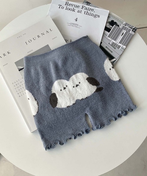 AS KNOW AS plus（アズノゥアズプラス）の「あったか アニマルソフトモールパンツ（その他ルームウェア・レディース・アイボリー/ライトグレー/グレー/ブルー・FREE）」の4枚目の写真