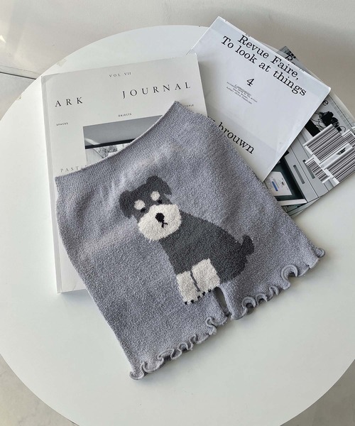 AS KNOW AS plus（アズノゥアズプラス）の「あったか アニマルソフトモールパンツ（その他ルームウェア・レディース・アイボリー/ライトグレー/グレー/ブルー・FREE）」の3枚目の写真