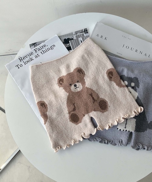 AS KNOW AS plus（アズノゥアズプラス）の「あったか アニマルソフトモールパンツ（その他ルームウェア・レディース・アイボリー/ライトグレー/グレー/ブルー・FREE）」の7枚目の写真