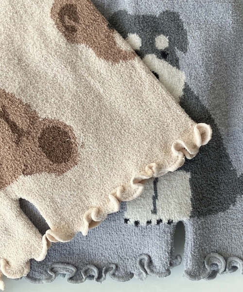 AS KNOW AS plus（アズノゥアズプラス）の「あったか アニマルソフトモールパンツ（その他ルームウェア・レディース・アイボリー/ライトグレー/グレー/ブルー・FREE）」の8枚目の写真