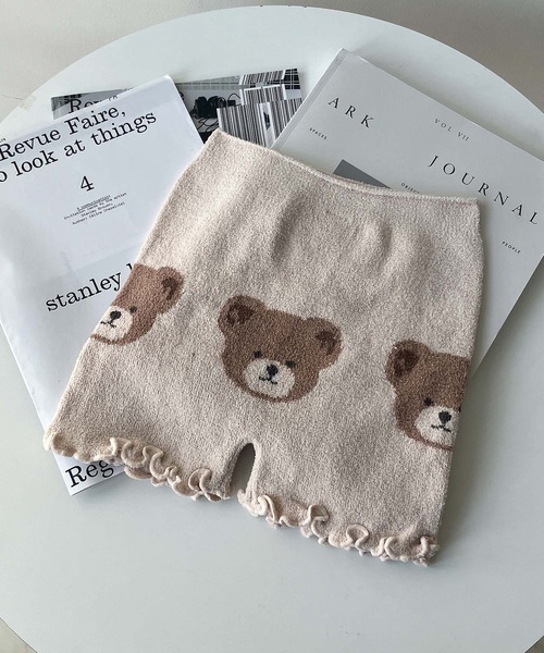 AS KNOW AS plus（アズノゥアズプラス）の「あったか アニマルソフトモールパンツ（その他ルームウェア・レディース・アイボリー/ライトグレー/グレー/ブルー・FREE）」の9枚目の写真