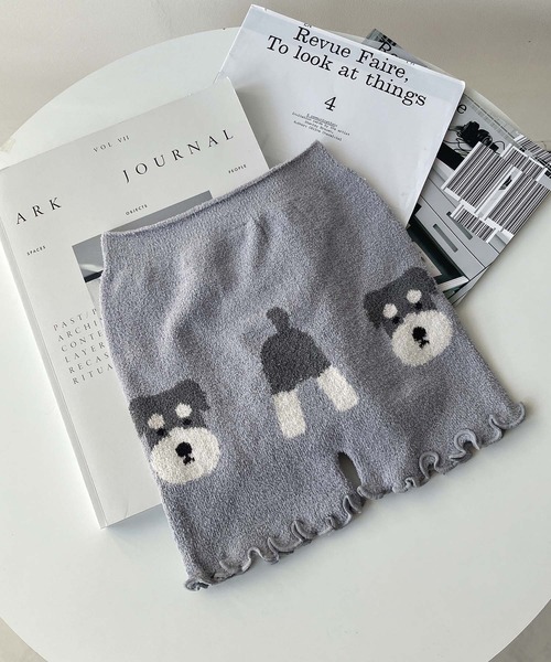 AS KNOW AS plus（アズノゥアズプラス）の「あったか アニマルソフトモールパンツ（その他ルームウェア・レディース・アイボリー/ライトグレー/グレー/ブルー・FREE）」の10枚目の写真