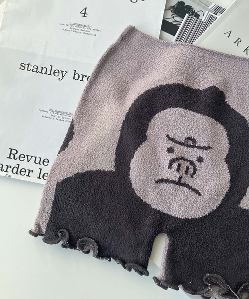 AS KNOW AS plus（アズノゥアズプラス）の「あったか アニマルソフトモールパンツ（その他ルームウェア・レディース・アイボリー/ライトグレー/グレー/ブルー・FREE）」の11枚目の写真