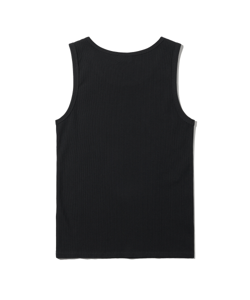 PHYSICAL DEPARTMENT（フィジカル デパートメント）の「オーバータイポスプレースリーブレス_ブラック（Tシャツ/カットソー・レディース・その他・MEDIUM）」の2枚目の写真