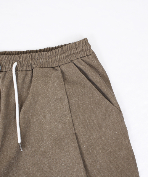 CAMEL WORK(キャメルワーク)の「ワイドコットンパラシュートパンツ(ピグメントブラウン)(その他パンツ・メンズ・その他・MEDIUM/LARGE)」の4枚目の写真